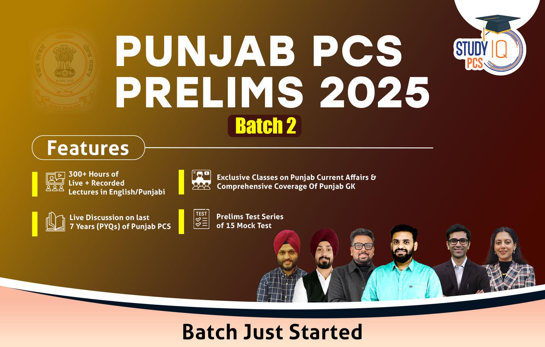 Punjab PCS Prelims Live Crash Course Batch 2