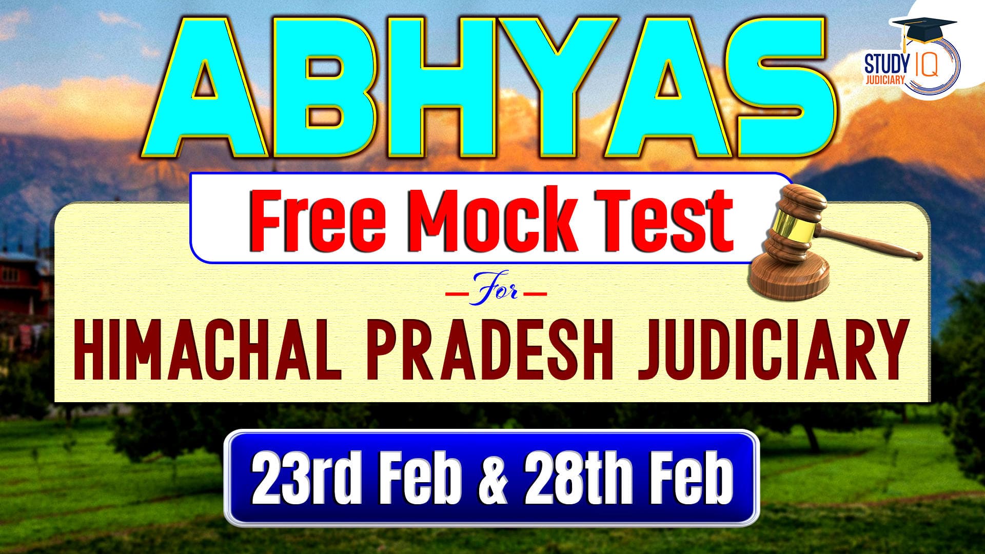 Free Mock Test Himachal Pradesh Judiciary | HPCJ