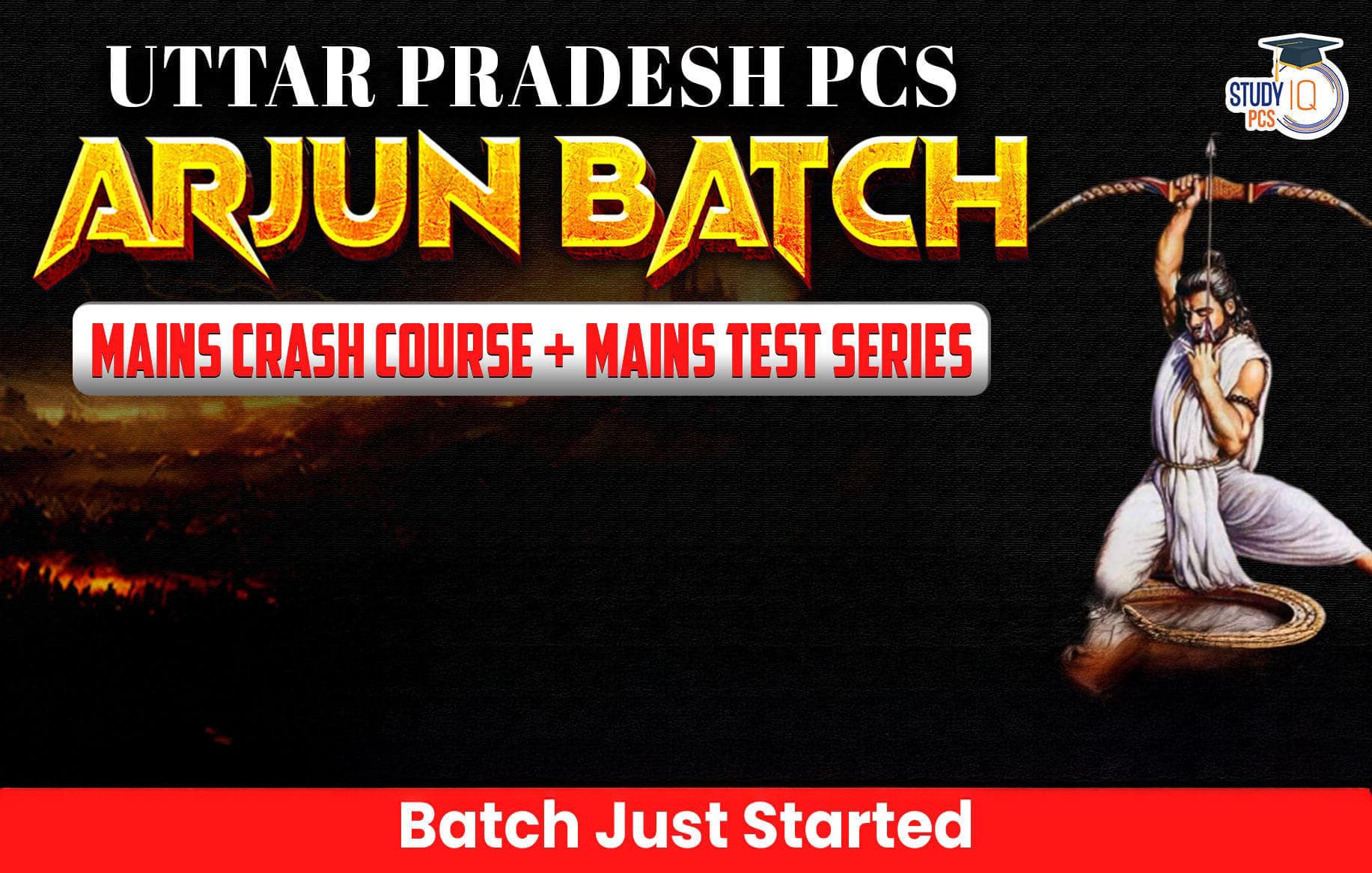 UPPCS Mains Crash Course + Mains Test Series Combo Arjun Batch