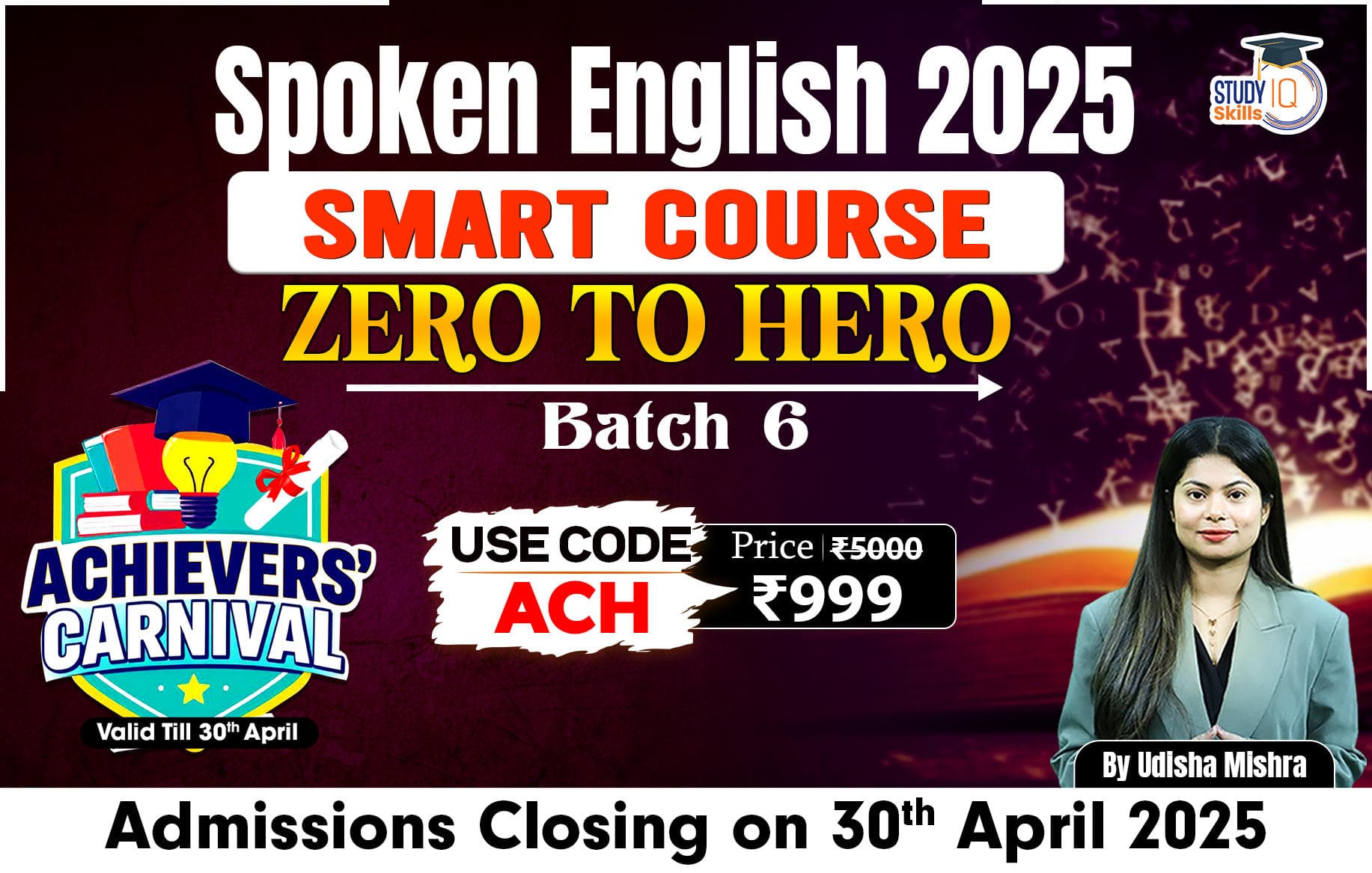 Spoken English: Zero to Hero Smart Course 2025 Batch 6