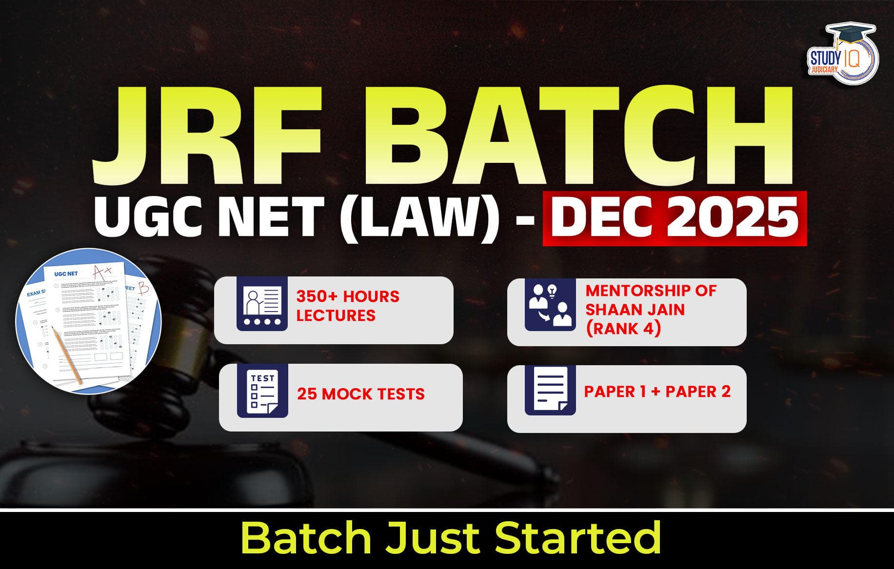 UGC Net Law (December 2025) | JRF Combo Batch 2