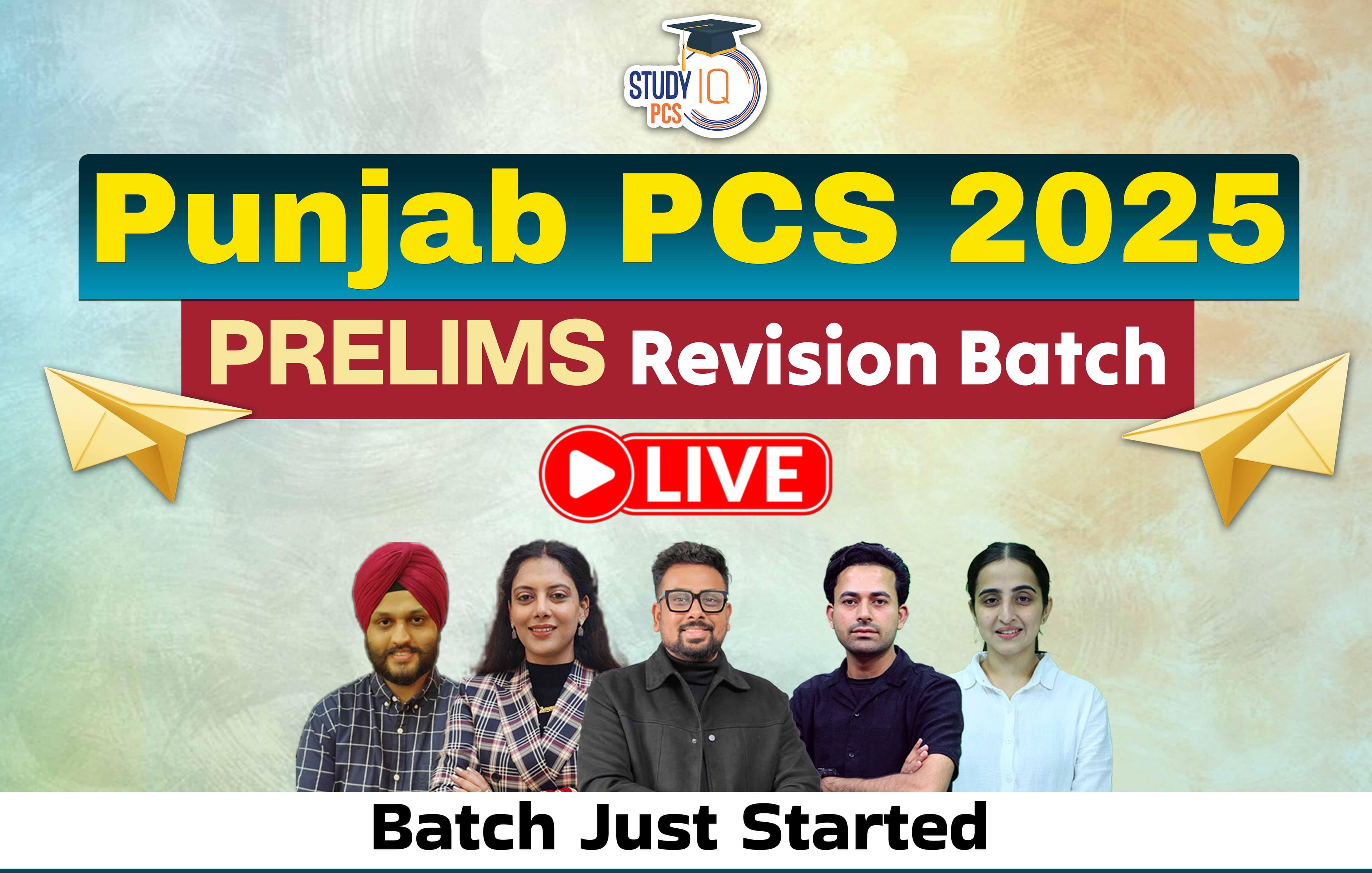 Punjab PCS 2025 Prelims Revision Batch