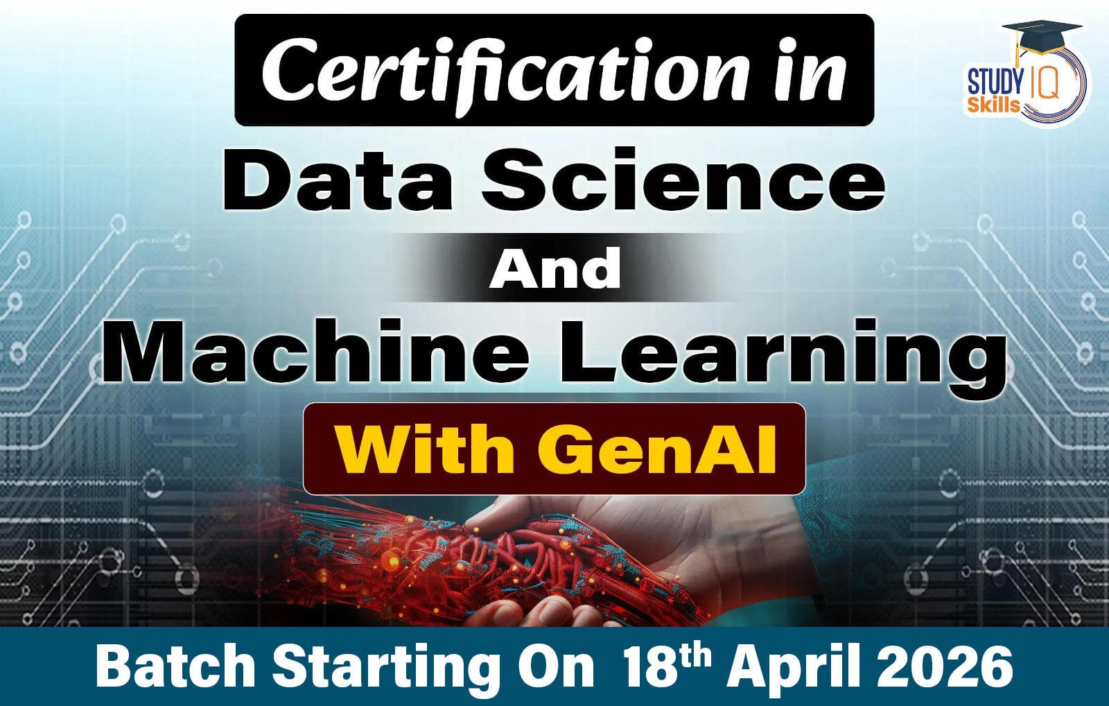 Certification in Data Science And Machine Learning With Gen AI