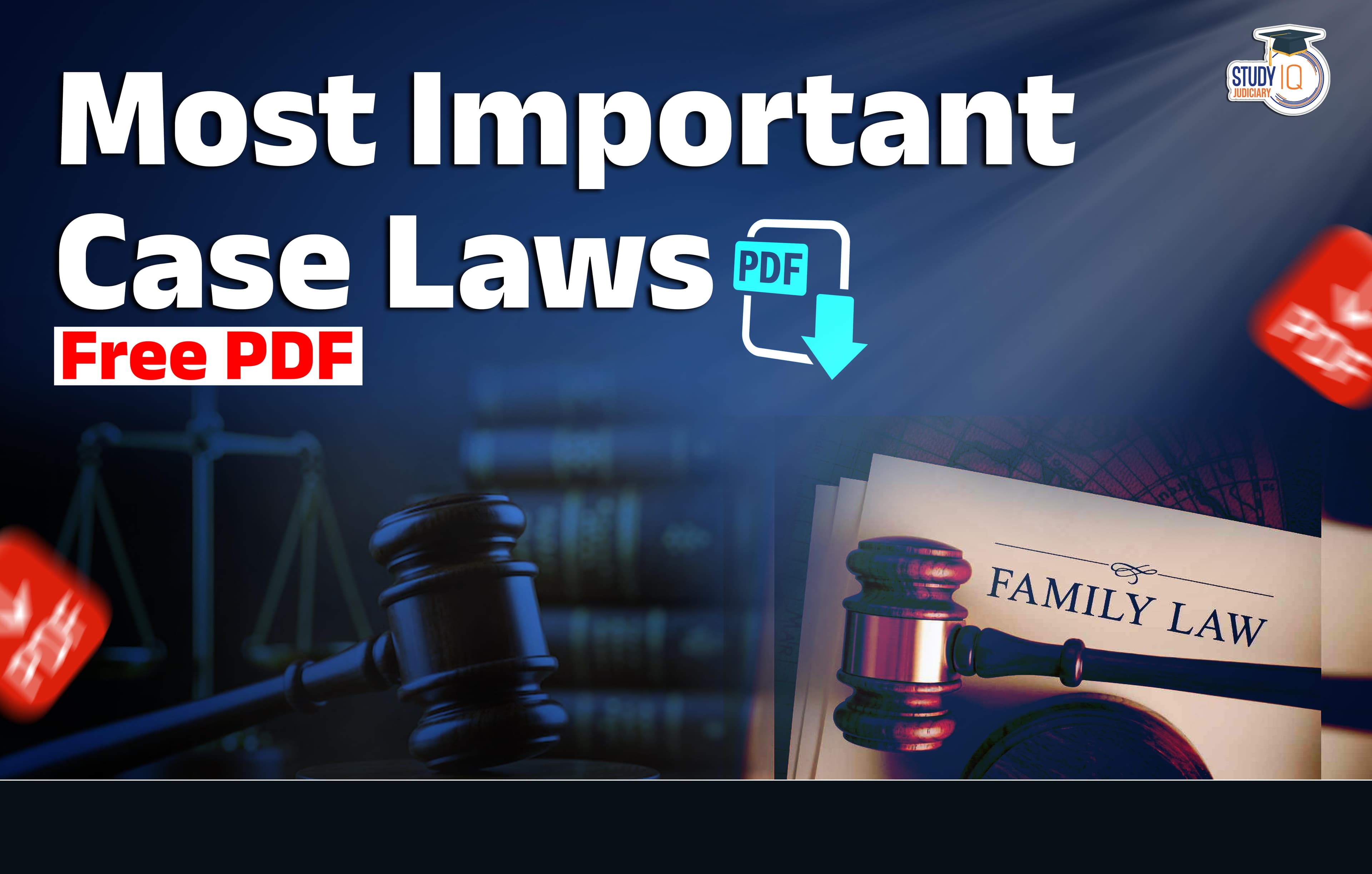 Most Important case Laws