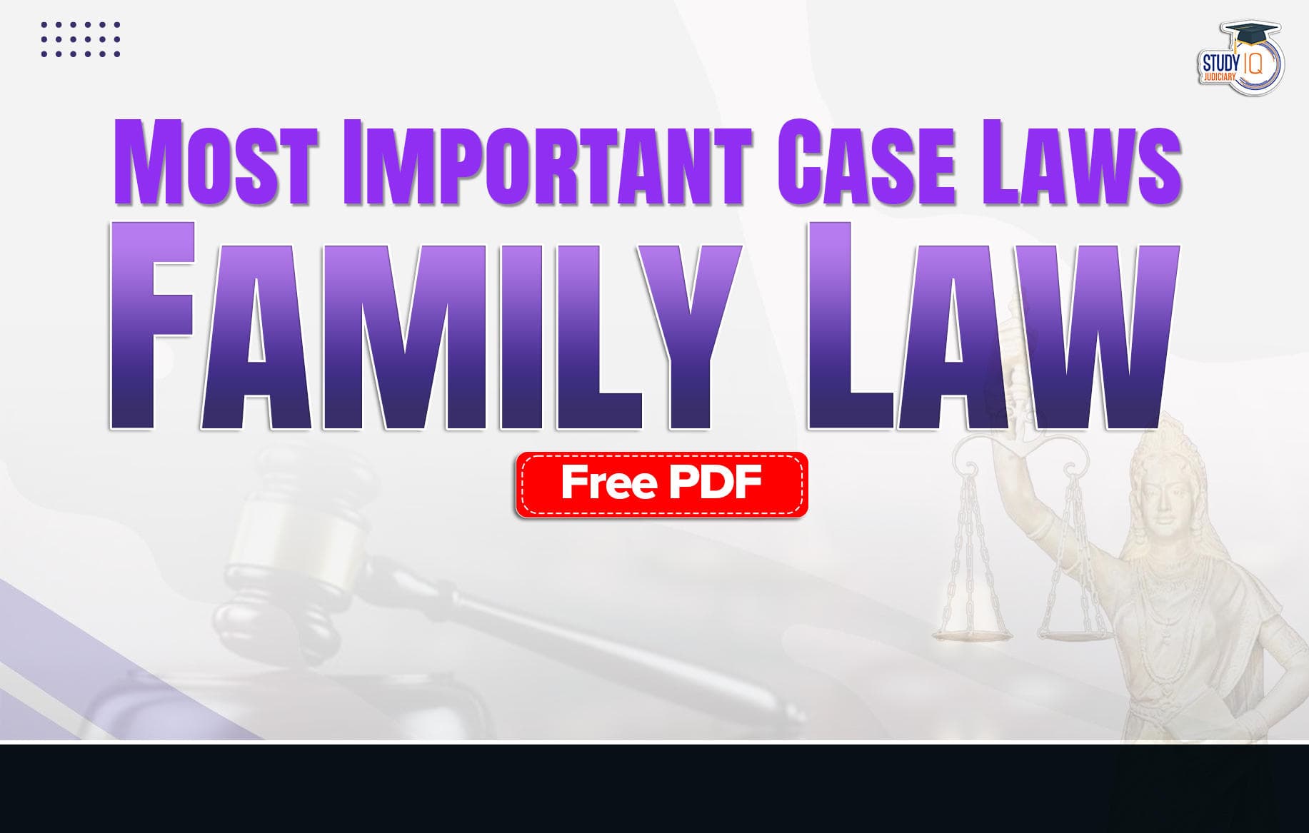 Family Law - Most Important Case Laws