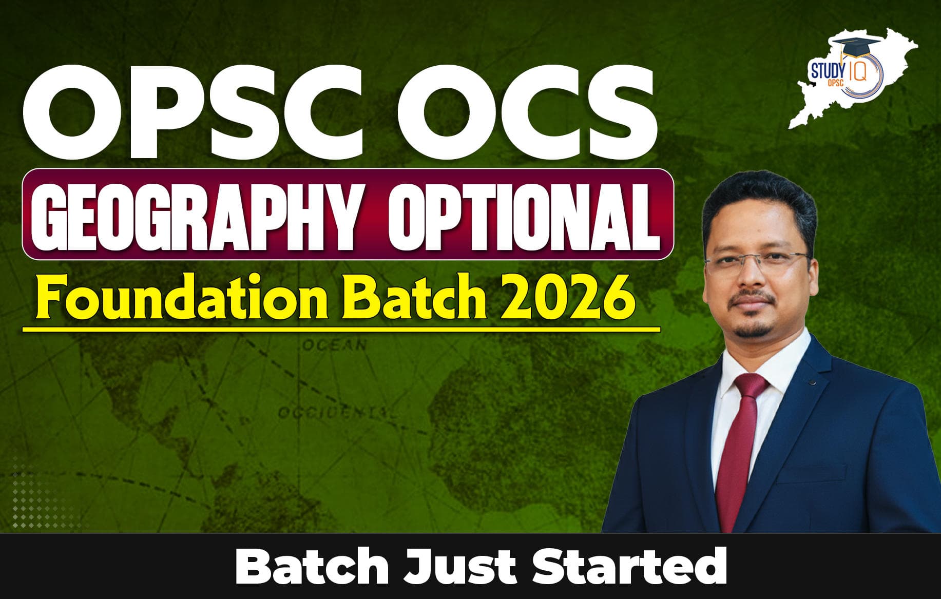 OPSC OCS Geography Optional Foundation Batch 2025-2026 by Sibasankar Hazra Sir