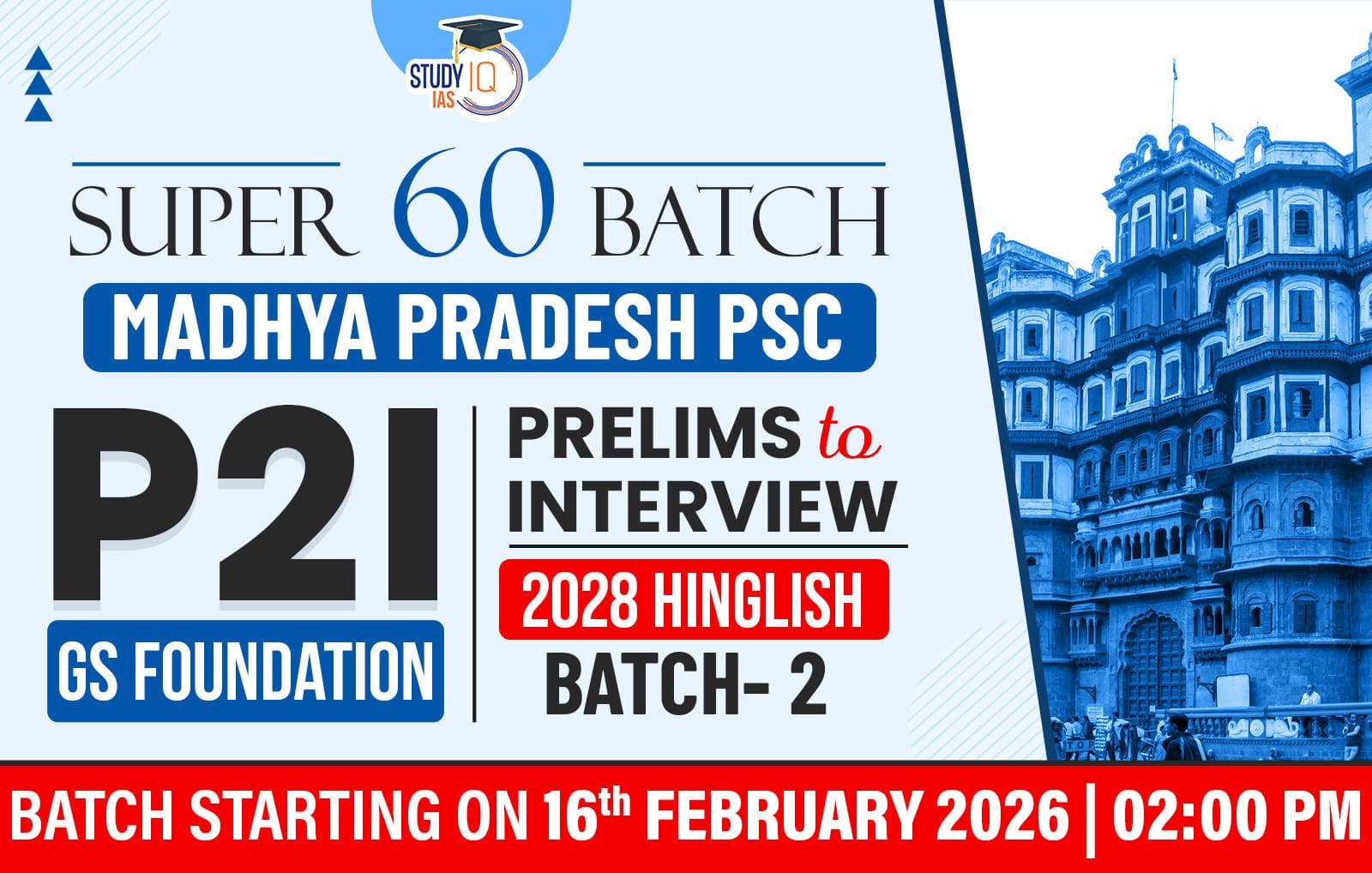 MPPSC GS Foundation Hinglish Target 2028 (GSF-MPPSC-E02)-IND