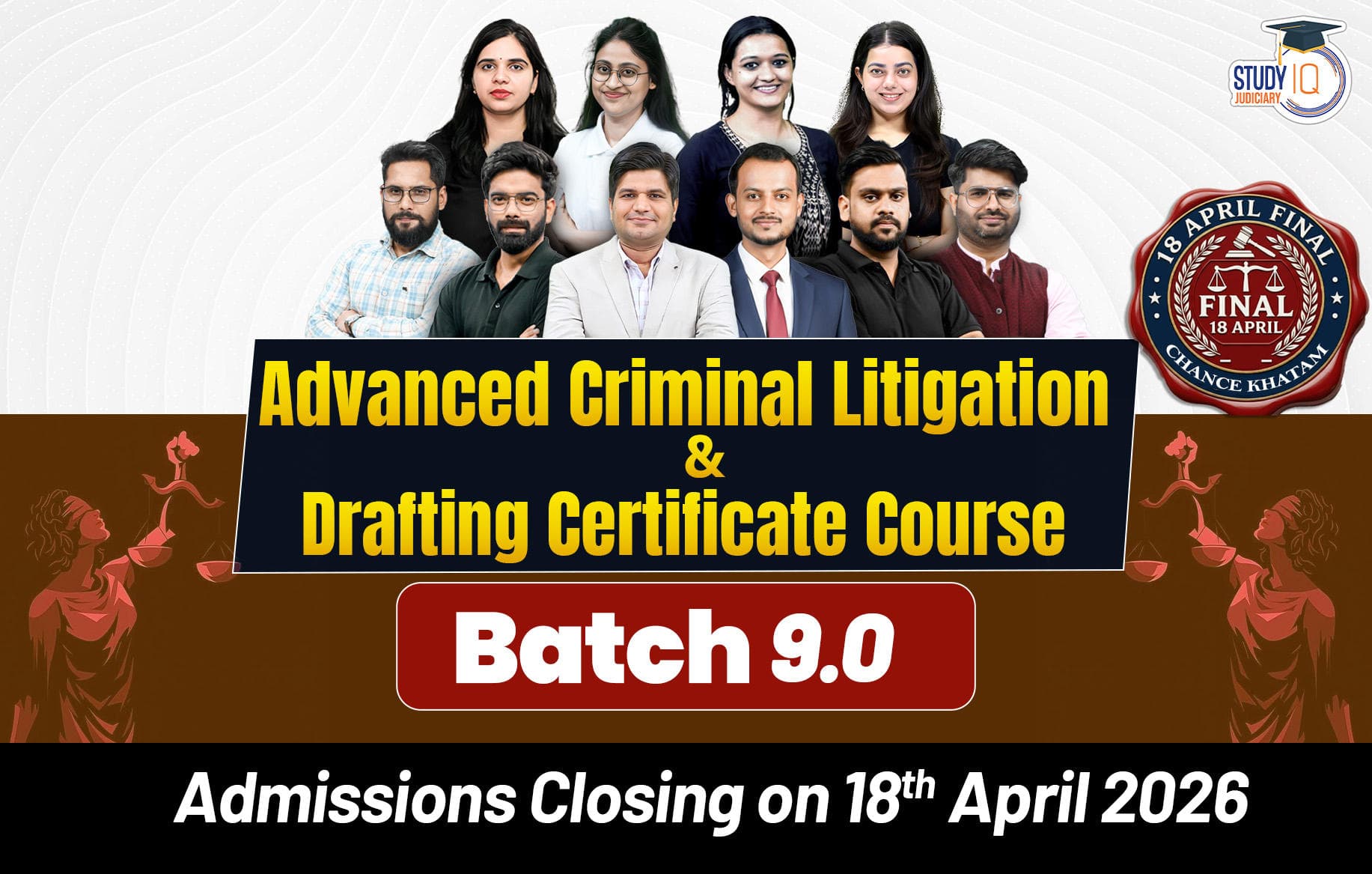 Advanced Criminal Litigation & Drafting Certificate Course 9.0