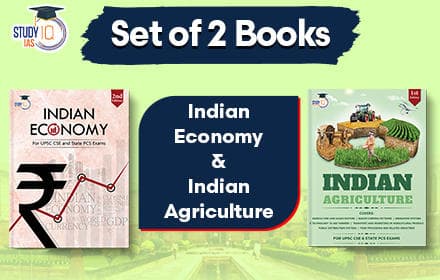Set of two - Indian Economy & Indian Agriculture - Book