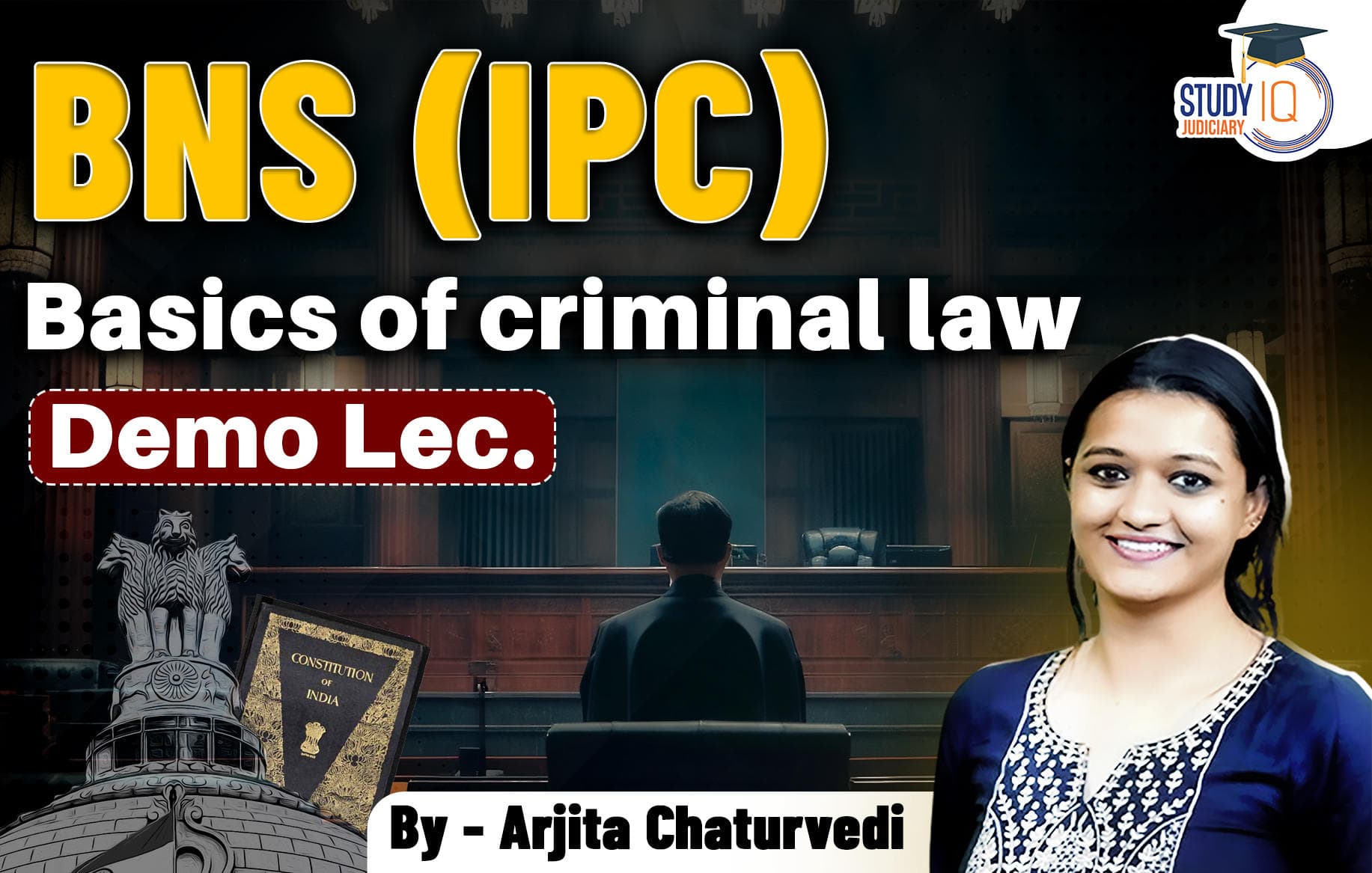 BNS (IPC) - Basics of criminal law.